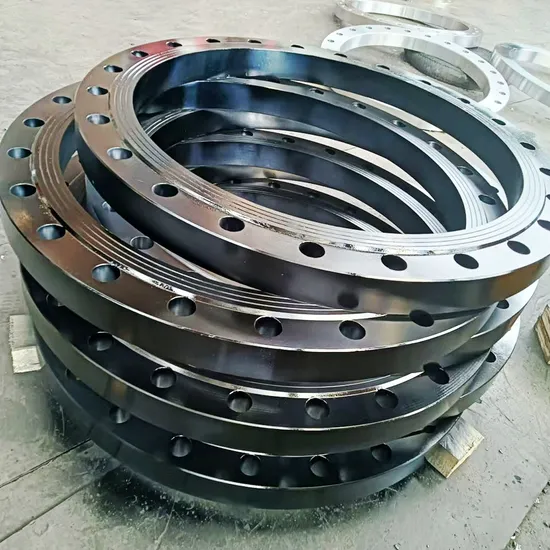 Carbon Steel Large Diameter Spray Paint Flat Welded Flange